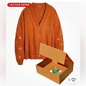 NEW Taylor Swift Orange Cardigan Limited Life of a Showgirl merch
